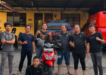 Kanit Jahtanras Ipda Revanto Barasa bersama tim, usai mengamankan tsk dan barang bukti